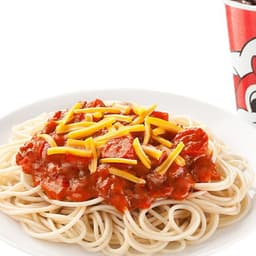 Jolly Spaghetti and Drink