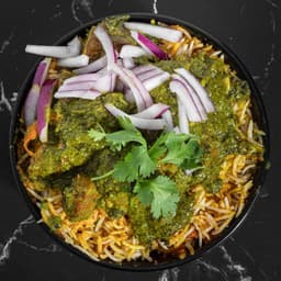 Ullvacharu/Gongura Mutton Biryani