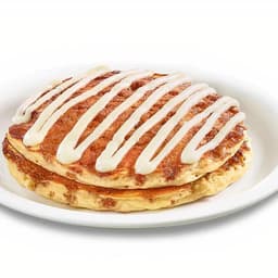 Stack of Cinnamon Roll Pancakes