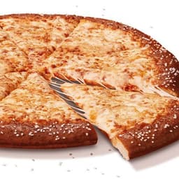 Pretzel Crust With Pizza Sauce & Pepperoni