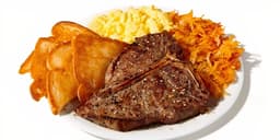 T-Bone Steak & Eggs
